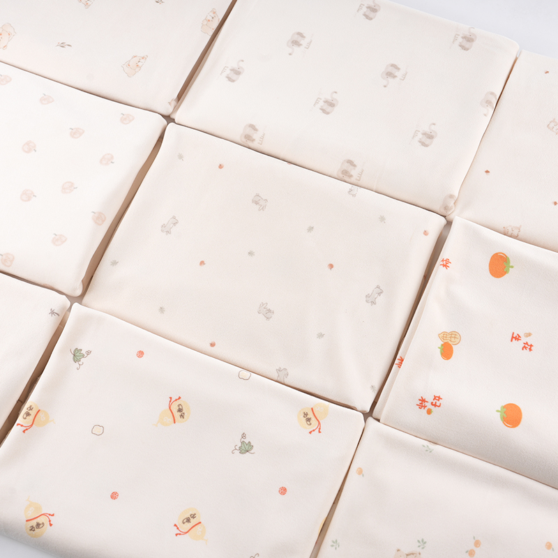 SR8140 Бархатная ткань с мультяшным принтом, эластичный трикотаж из полиэстера и спандекса, ткань для детской домашней одежды, комбинезонов и пижам