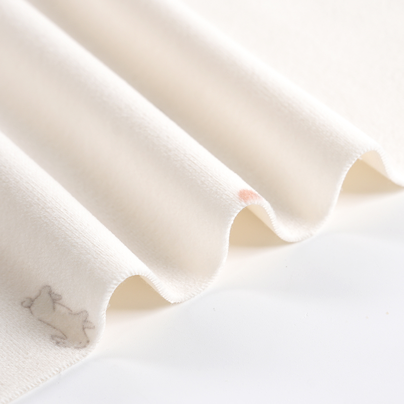 SR8140 Бархатная ткань с мультяшным принтом, эластичный трикотаж из полиэстера и спандекса, ткань для детской домашней одежды, комбинезонов и пижам