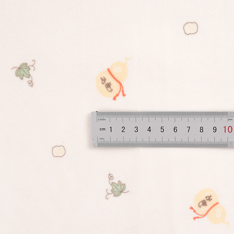 SR8140 Бархатная ткань с мультяшным принтом, эластичный трикотаж из полиэстера и спандекса, ткань для детской домашней одежды, комбинезонов и пижам