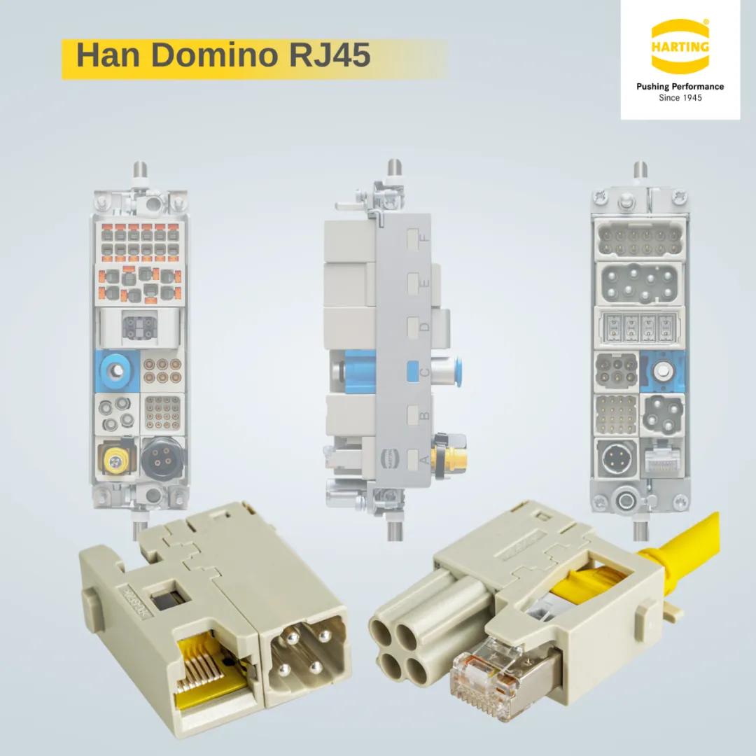 Новый модуль Harting Domino RJ45 экономит место и деньги, обладает высокой степенью интеграции