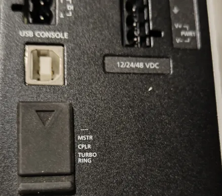 USB type B Console port