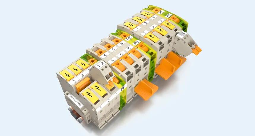 Weidmüller Klippon Connect high-current terminal blocks