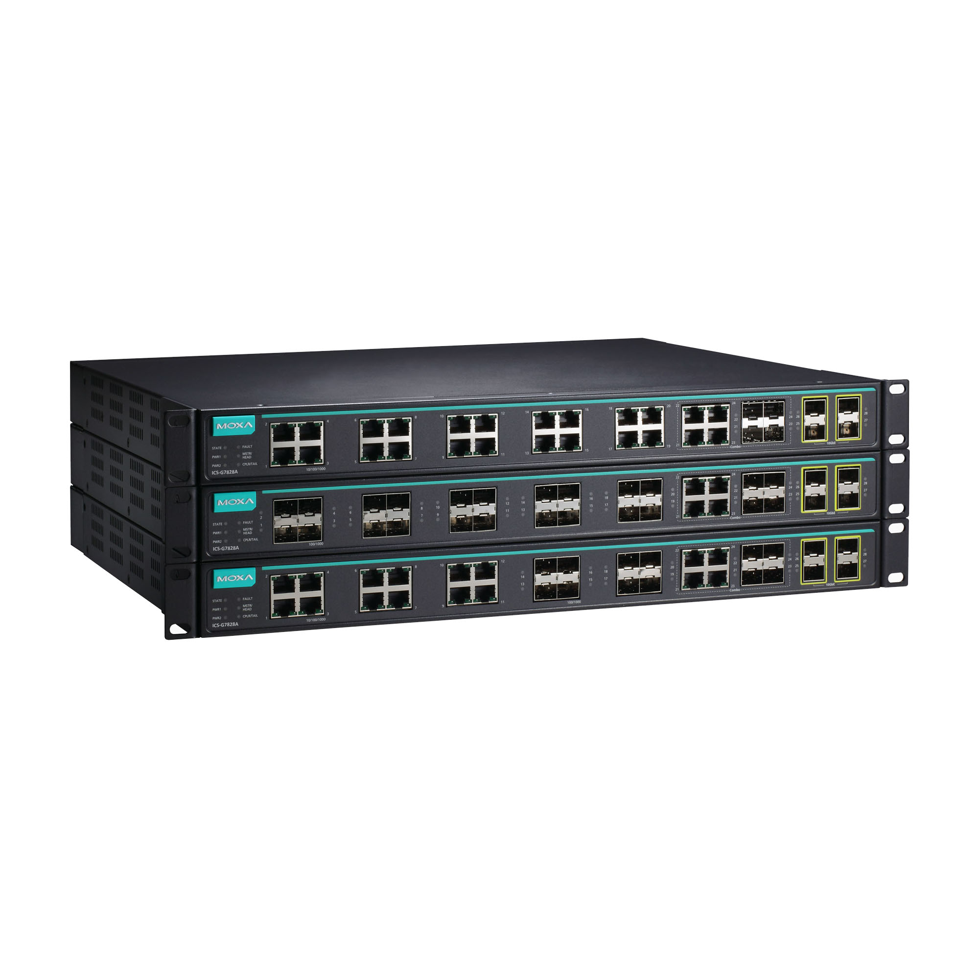 Конфигурация VLAN коммутатора MOXA