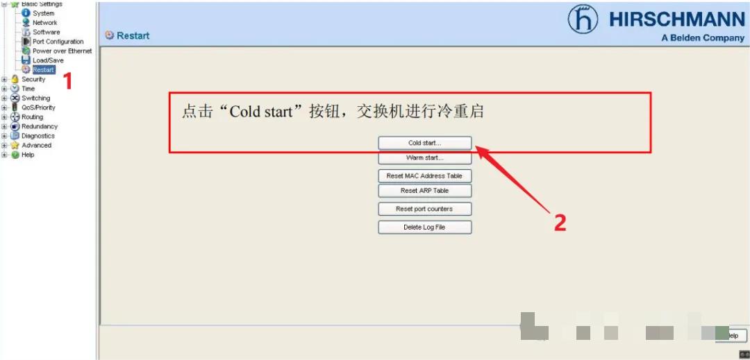 restart