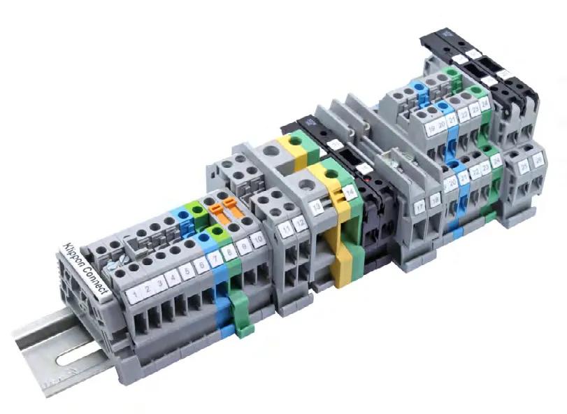 Клеммные колодки с винтовым соединением серии SAKDU