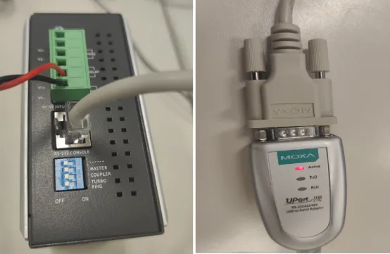 moxa rs-232 RJ45-DB9-F