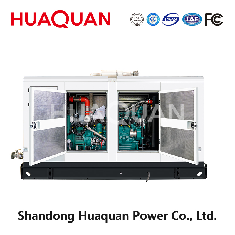 Huaquan 100кВт бесшумная газовая генераторная установка