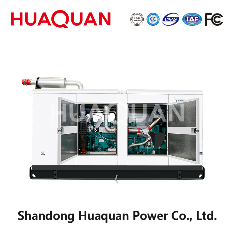 Huaquan 200кВт бесшумная газовая генераторная установка