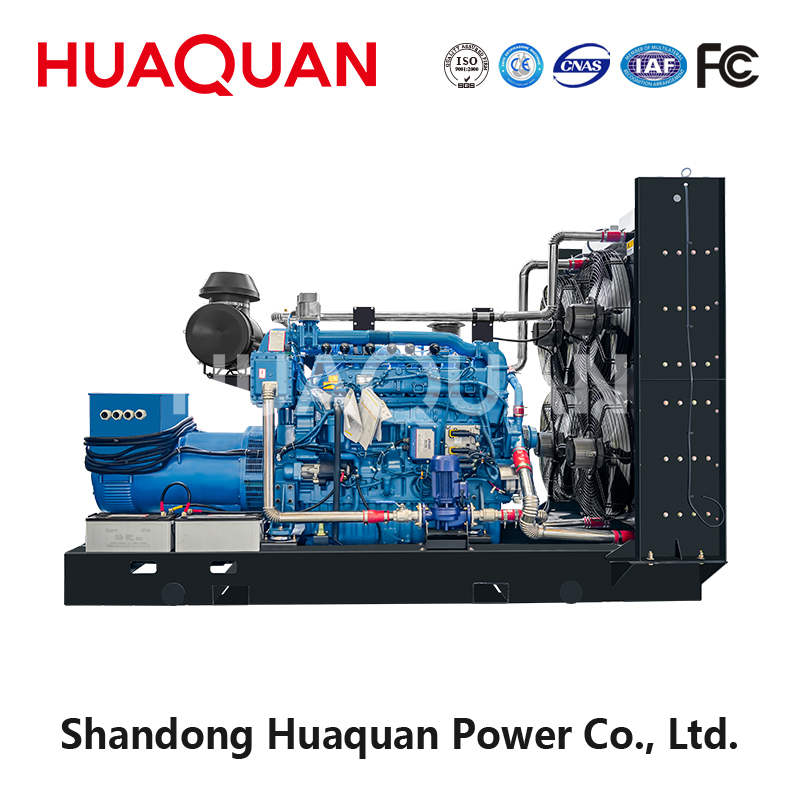 Huaquan 350кВт бесшумная газовая генераторная установка с водяным охлаждением