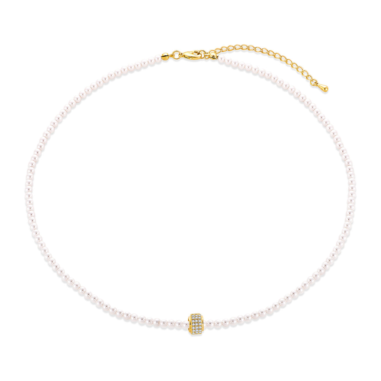 ENDLESS Сдела на заказ OEM Файн Ювелирные изделия, 18-каратное золотое покрытие, 925 стерлинговое серебро, кубические цирконии, драгоценные камни, пресноводные жемчуги, женские ожерелья