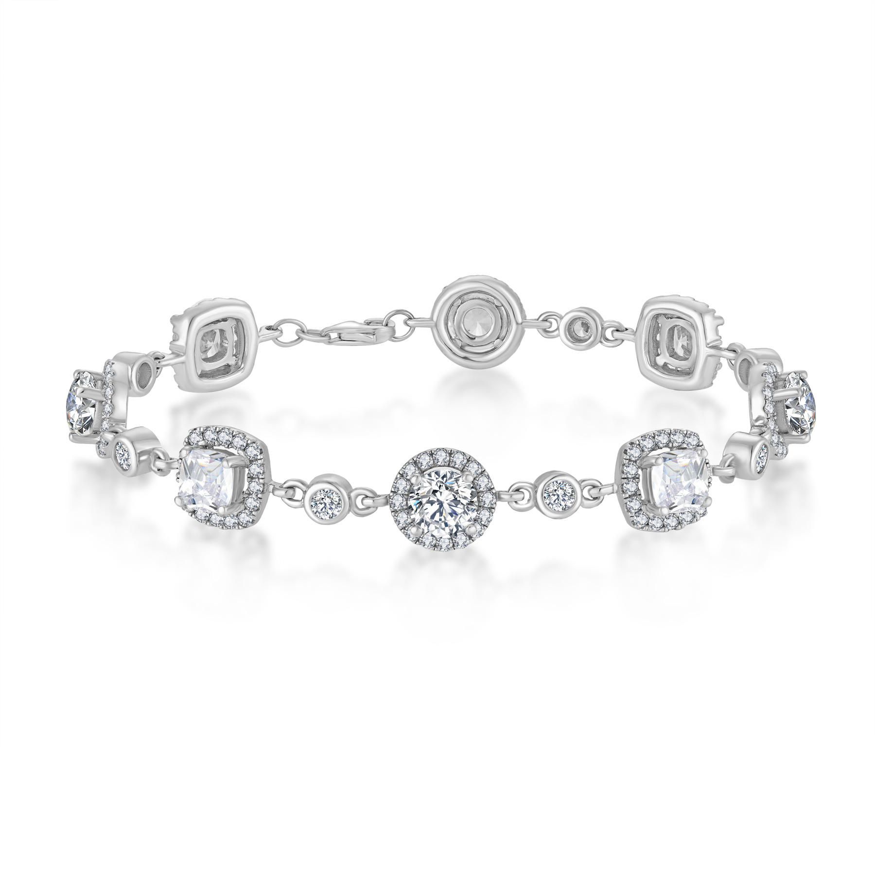 ENDLESS настройка OEM ювелирных изделий 925 серебряных ювелирных изделий открытый браслет циркон браслет браслет для женщин