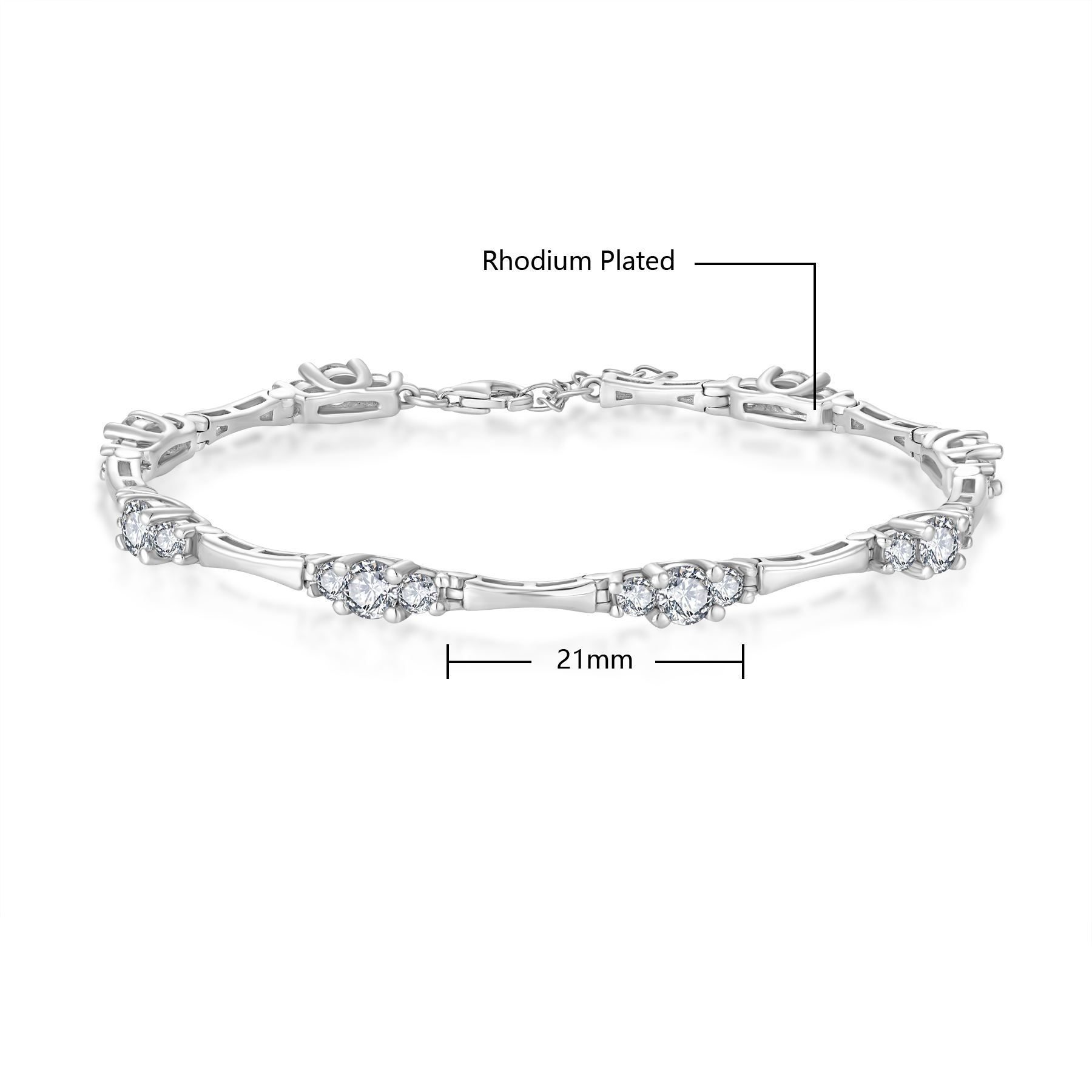 ENDLESS настройка OEM ювелирные изделия 925 серебряных браслет с открытым браслетом циркон браслет браслет для женщин