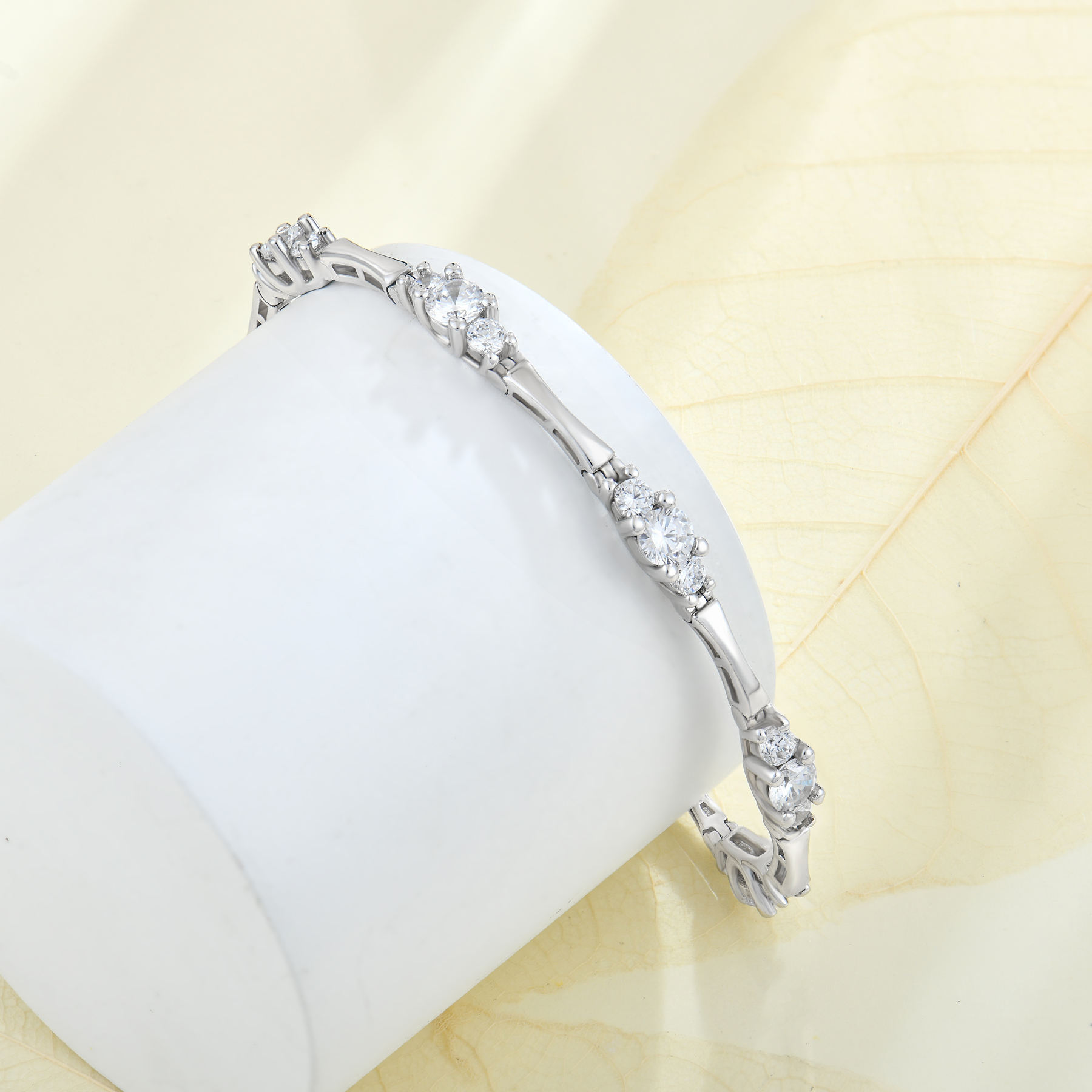 ENDLESS настройка OEM ювелирные изделия 925 серебряных браслет с открытым браслетом циркон браслет браслет для женщин