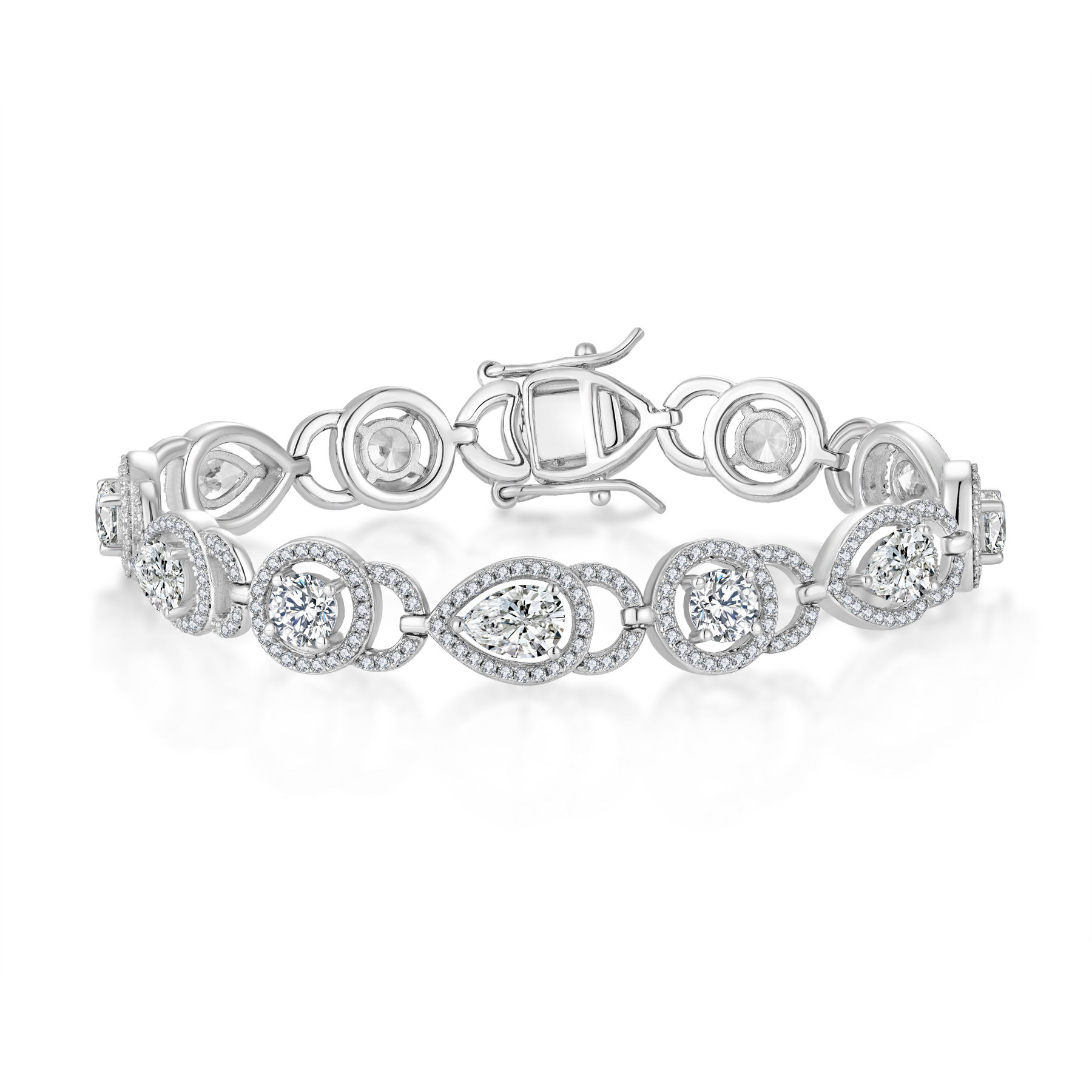 ENDLESS обычай OEM ювелирные изделия 925 серебряных ювелирных изделий открытый браслет циркон браслет браслет для женщин