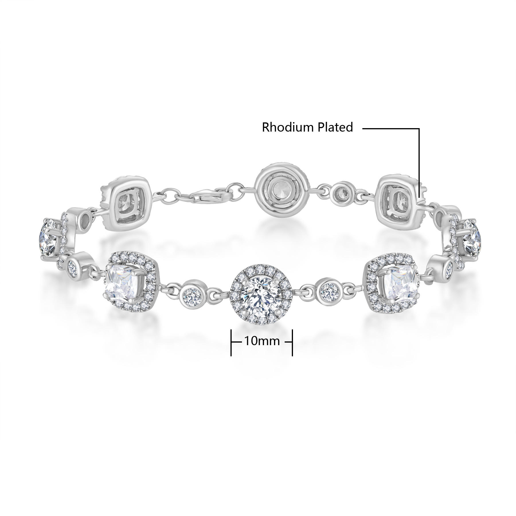 ENDLESS настройка OEM ювелирных изделий 925 серебряных ювелирных изделий открытый браслет циркон браслет браслет для женщин