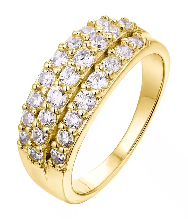 Обычай OEM женщин Циркон помолвка 18k золотым покрытием изысканные ювелирные украшения моды S925 серебряный день рождения обручальное кольцо.