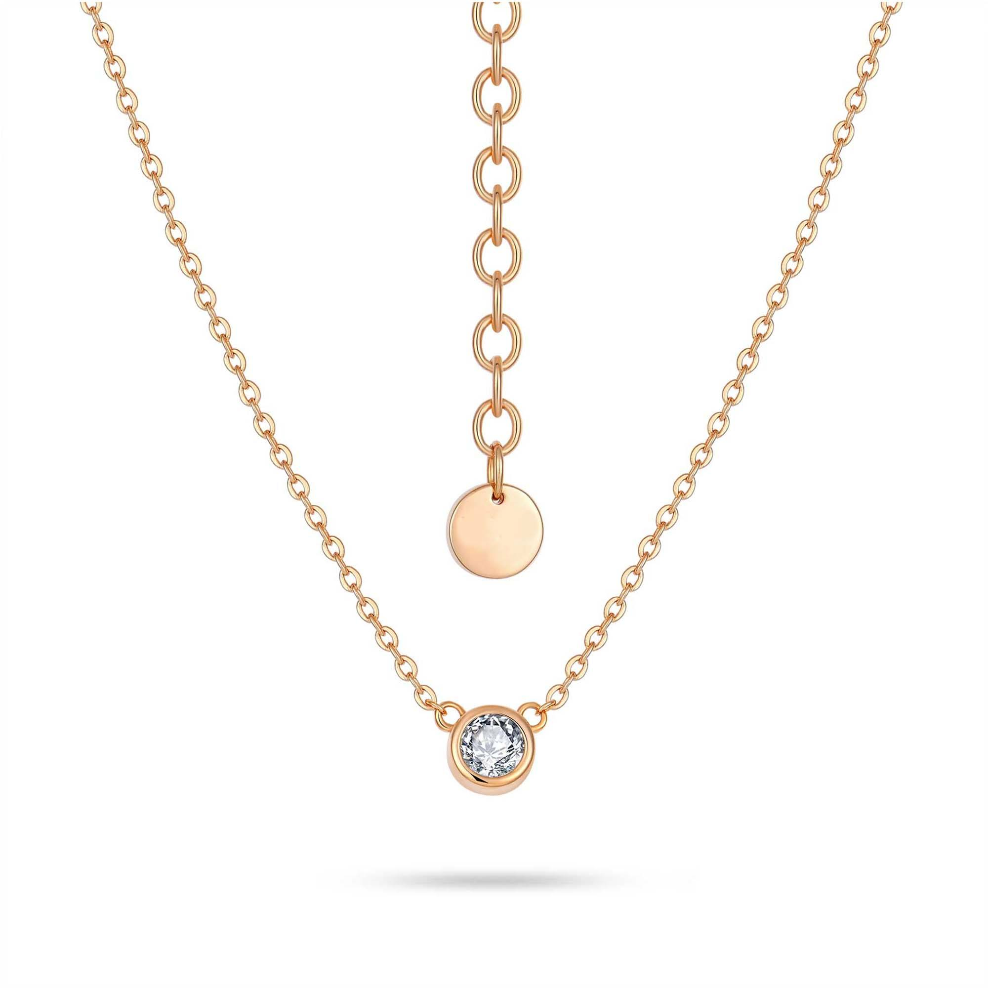 ENDLESS обычай OEM ювелирные изделия круглая форма 18K золотым покрытием 925 стерлингового серебра цирконий подвеска подвеска для девочек женщин