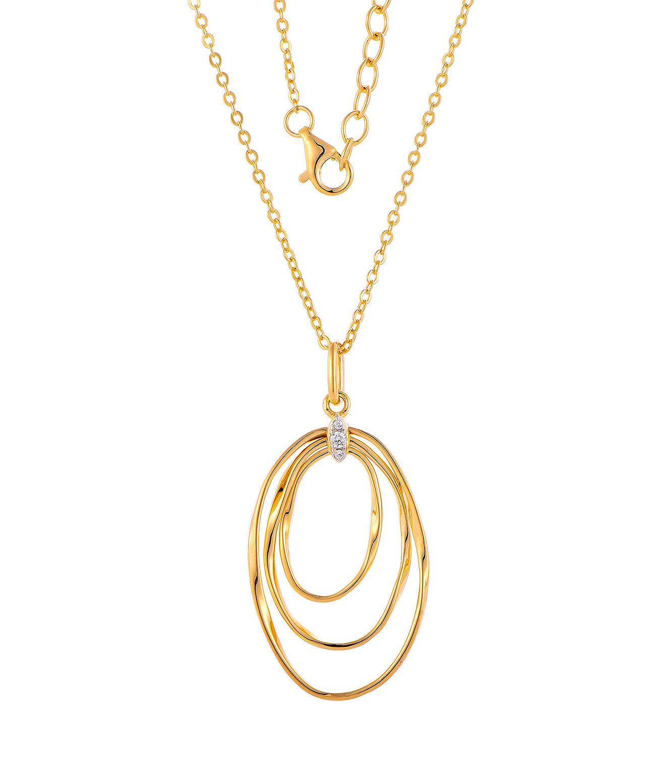 ENDLESS Индивидуальные ювелирные украшения 18K золотым покрытием 925 стерлингового серебра роскошный дизайн кубический циркон женщин подарочные ожерелья