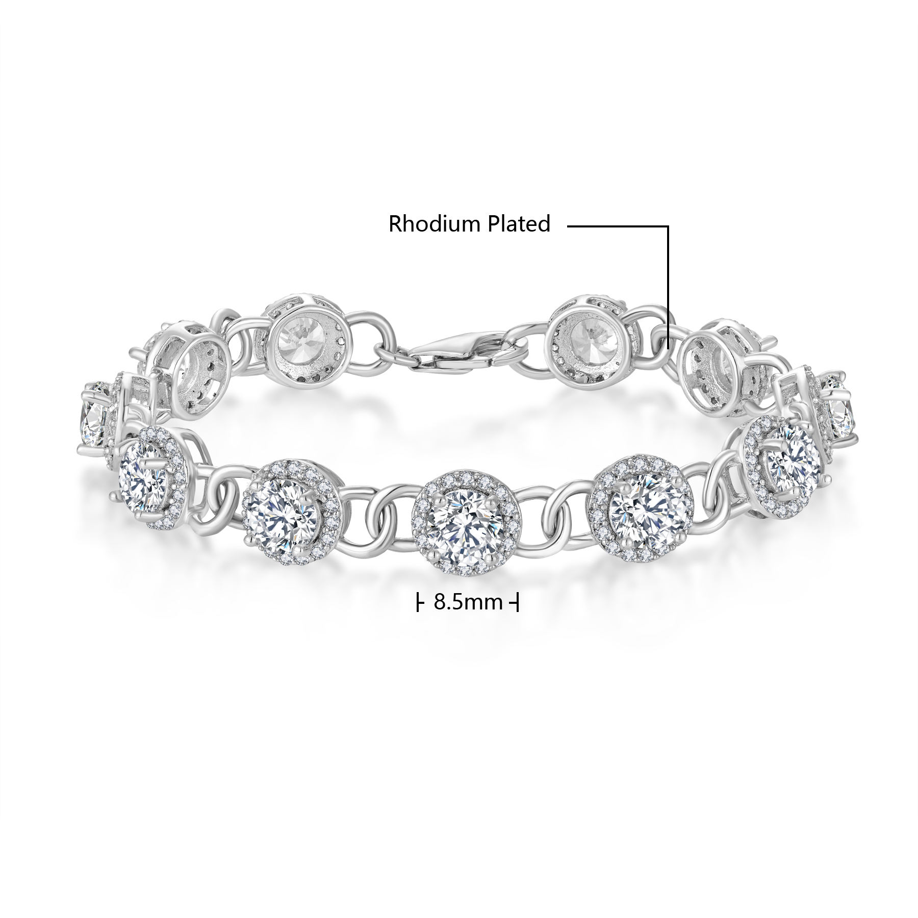 ENDLESS настройка OEM женщин ювелирные изделия 925 серебряных ювелирных изделий открытый браслет циркон браслет браслет