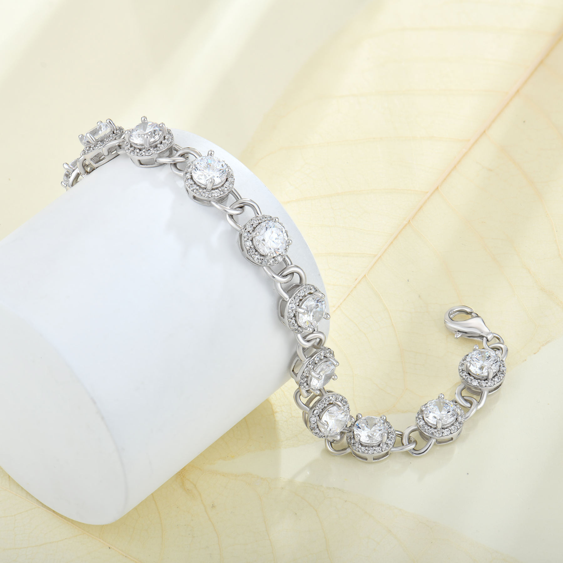 ENDLESS настройка OEM женщин ювелирные изделия 925 серебряных ювелирных изделий открытый браслет циркон браслет браслет