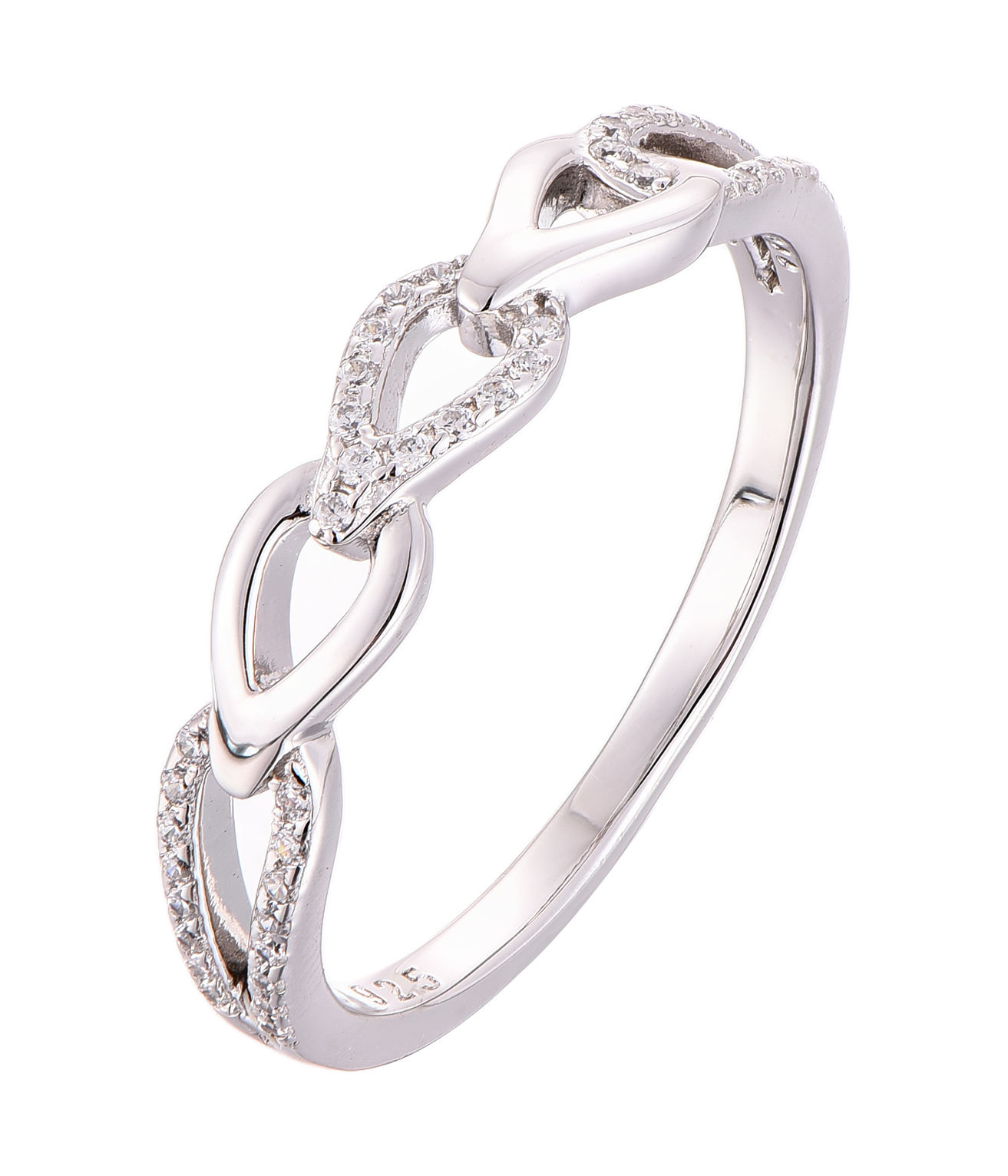 ENDLESS обычай Oem ювелирные украшения свадьба 925 фунтов серебра помолвка алмазный кружок циркония пара кольцо для женщин