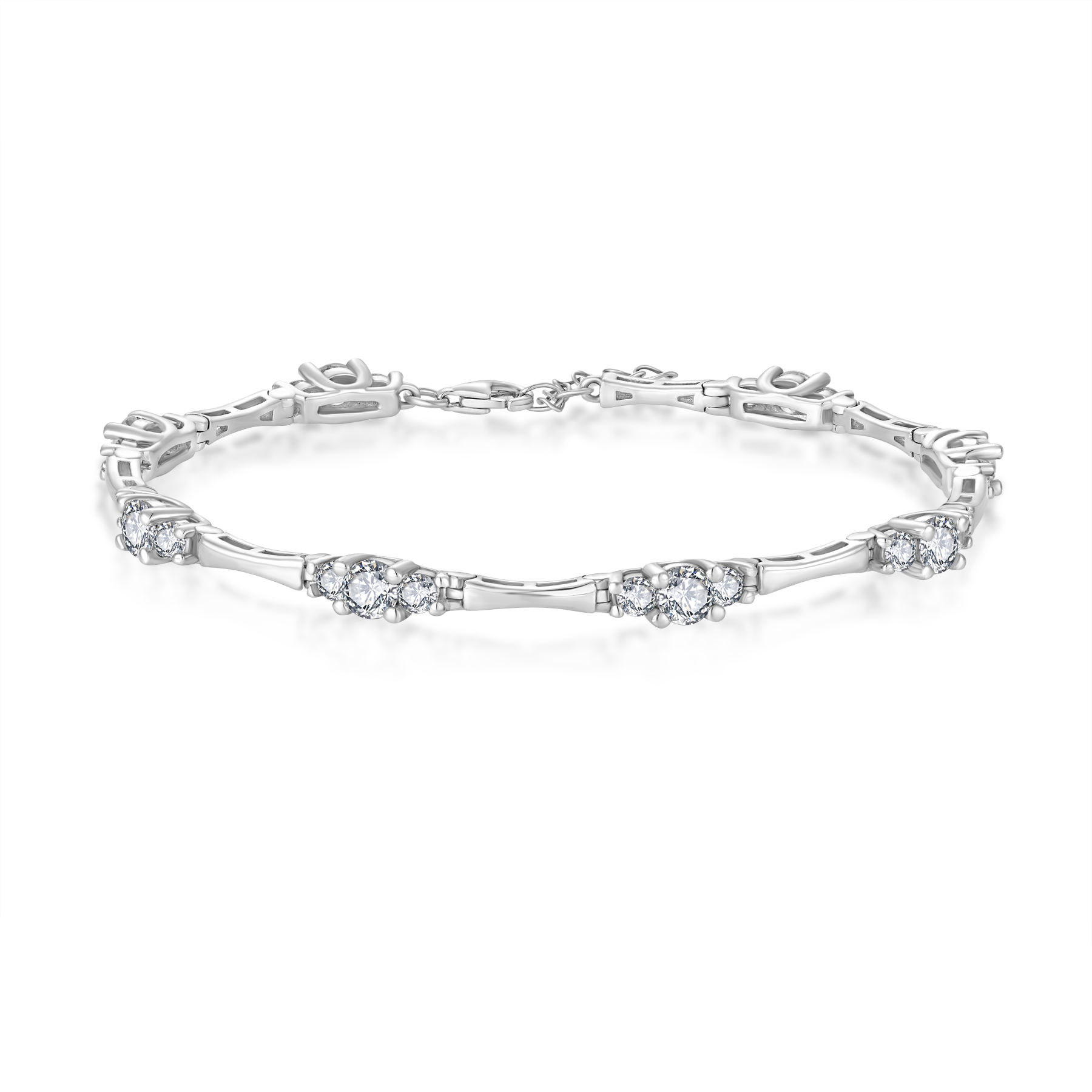 ENDLESS настройка OEM ювелирные изделия 925 серебряных браслет с открытым браслетом циркон браслет браслет для женщин