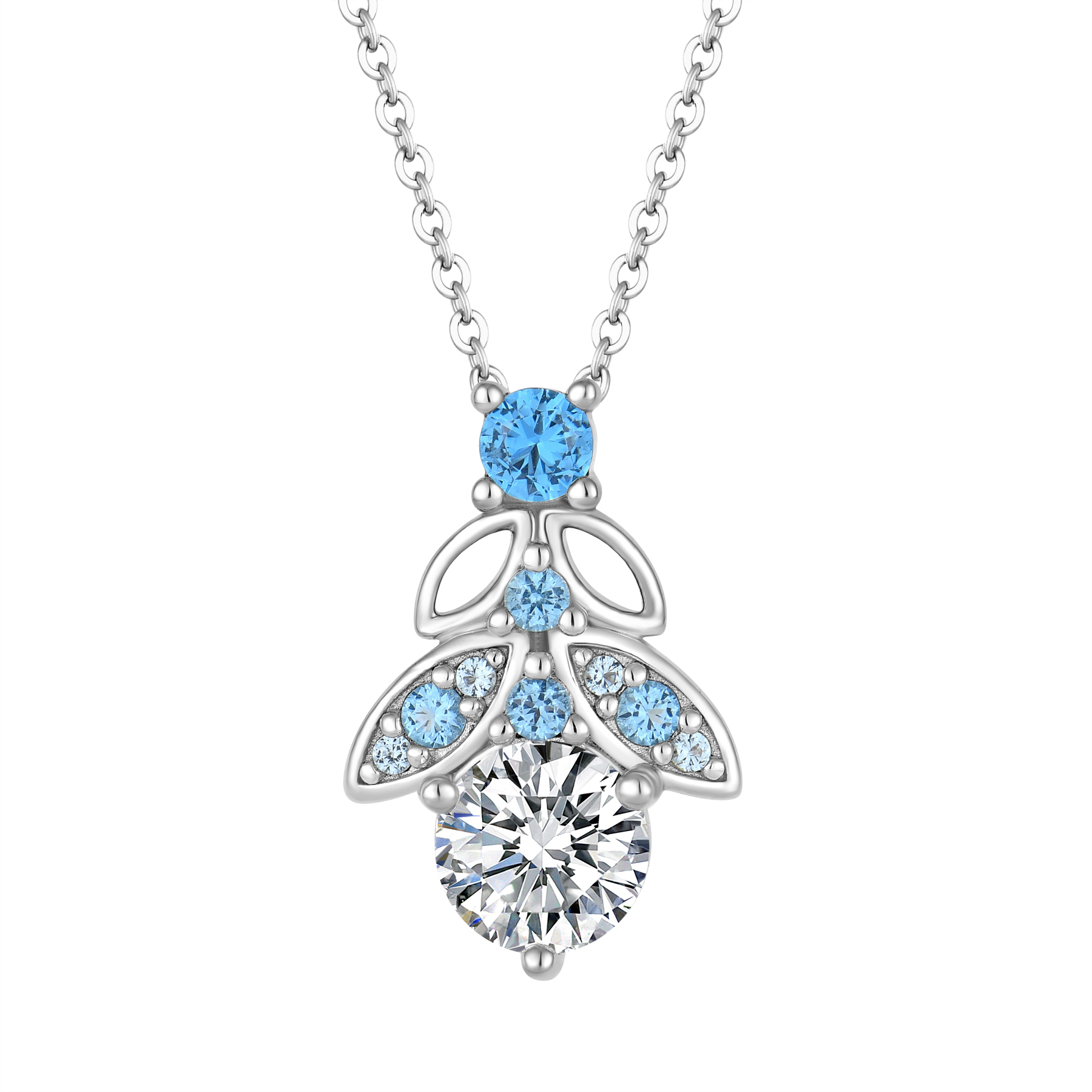 Подвеска-ожерелье из серебра 925 пробы / с позолотой в форме сот для женщин, украшенная цветными фианитами, изысканный дизайн цепочки, отличный выбор для подарка, доступно в разных вариантах