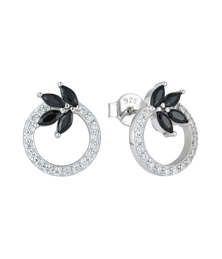 Изготовленные на заказ роскошные ювелирные украшения 925 чистого серебра, циркониевого цвета, простые женские серьги