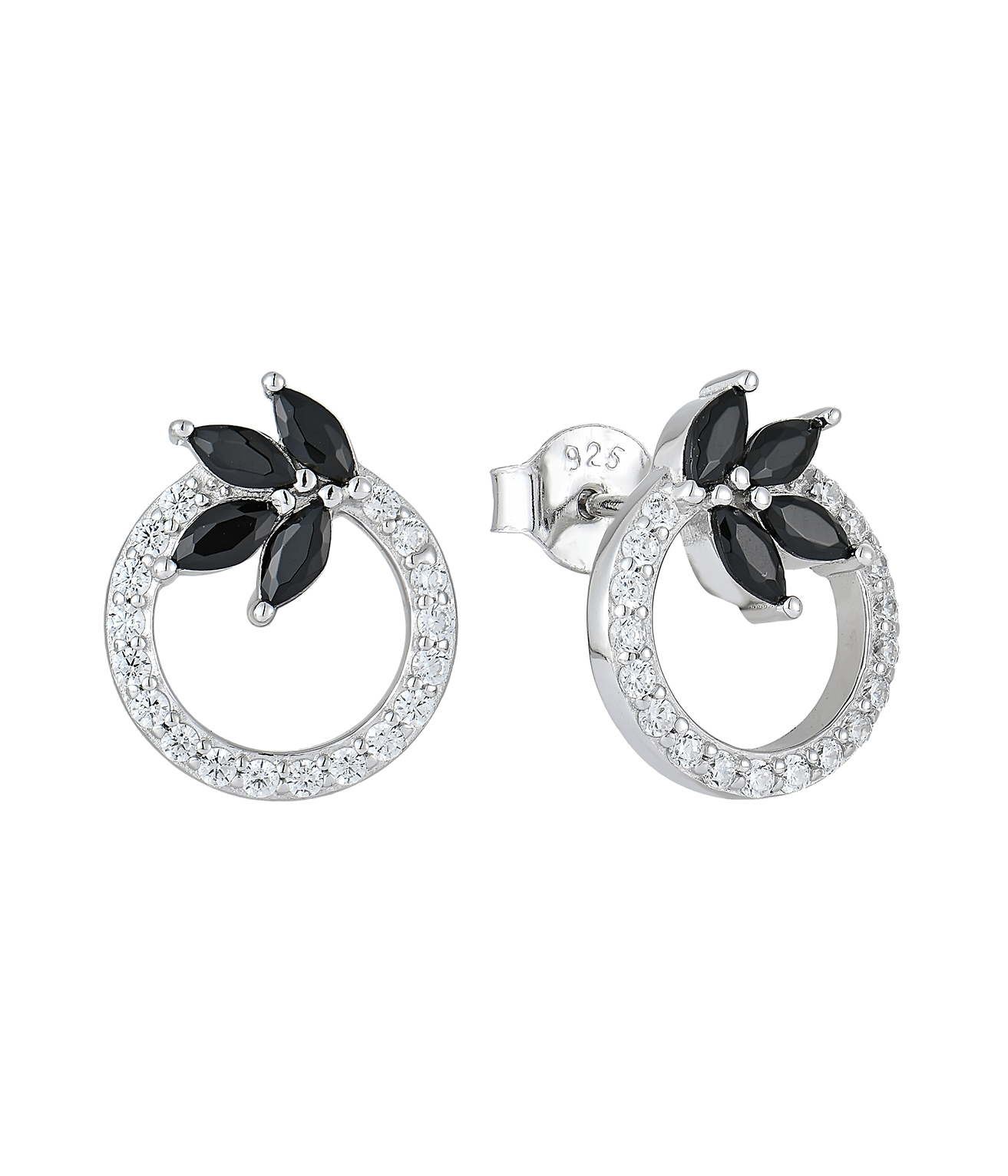 Изготовленные на заказ роскошные ювелирные украшения 925 чистого серебра, циркониевого цвета, простые женские серьги