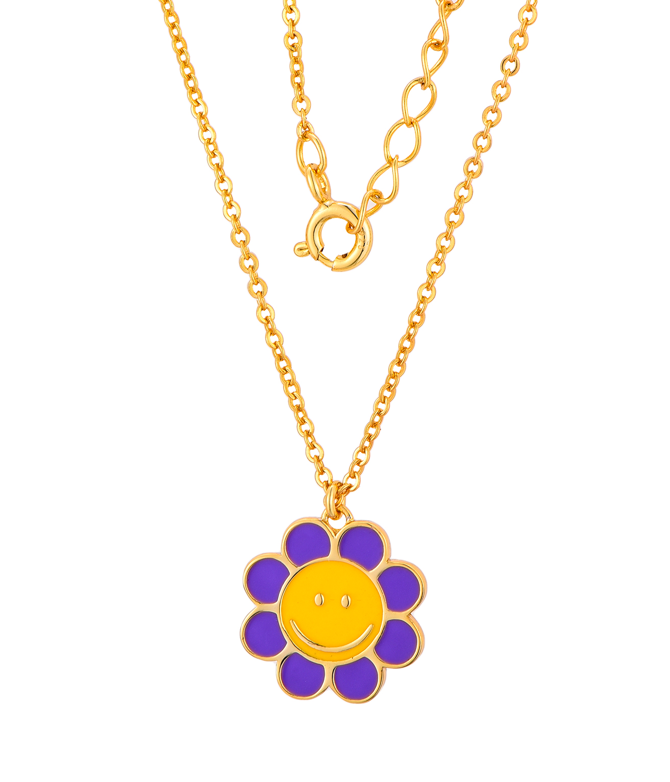 Подвеска-цветок с эмалью в виде смайлика – прямые поставки с фабрики, поддержка индивидуальных дизайнов и оптовых заказов