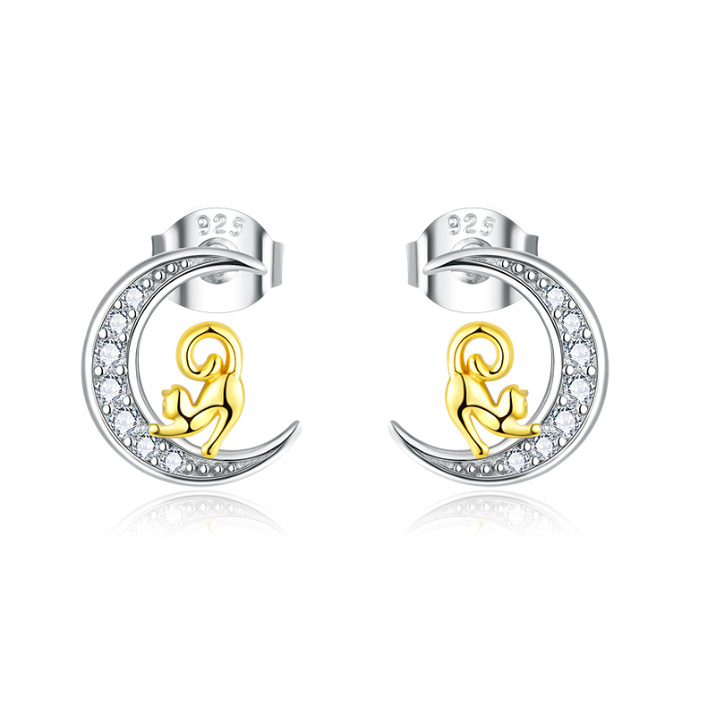 Серьги с изображением животных, идеально подходящие для повседневного ношения