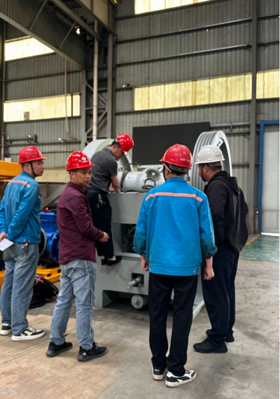 Строгий контроль заводских проверок для создания надежной линии оборонной продукции для Hengji Equipment – ​​компания Hengji Intelligent проводит специальные проверки оборудования, поставляемого сторонними поставщиками.