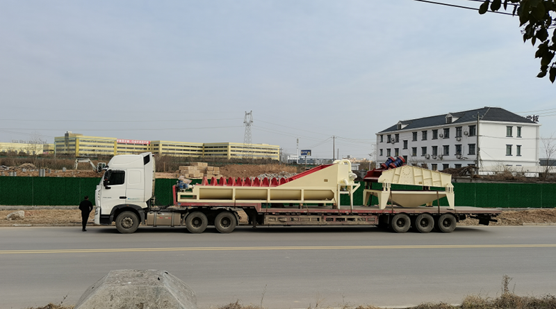 Полный комплект оборудования для производства песка компании Hengji отправляется в провинцию Фуцзянь. (2)