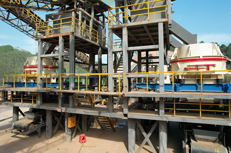 Ударная дробилка с вертикальным валом