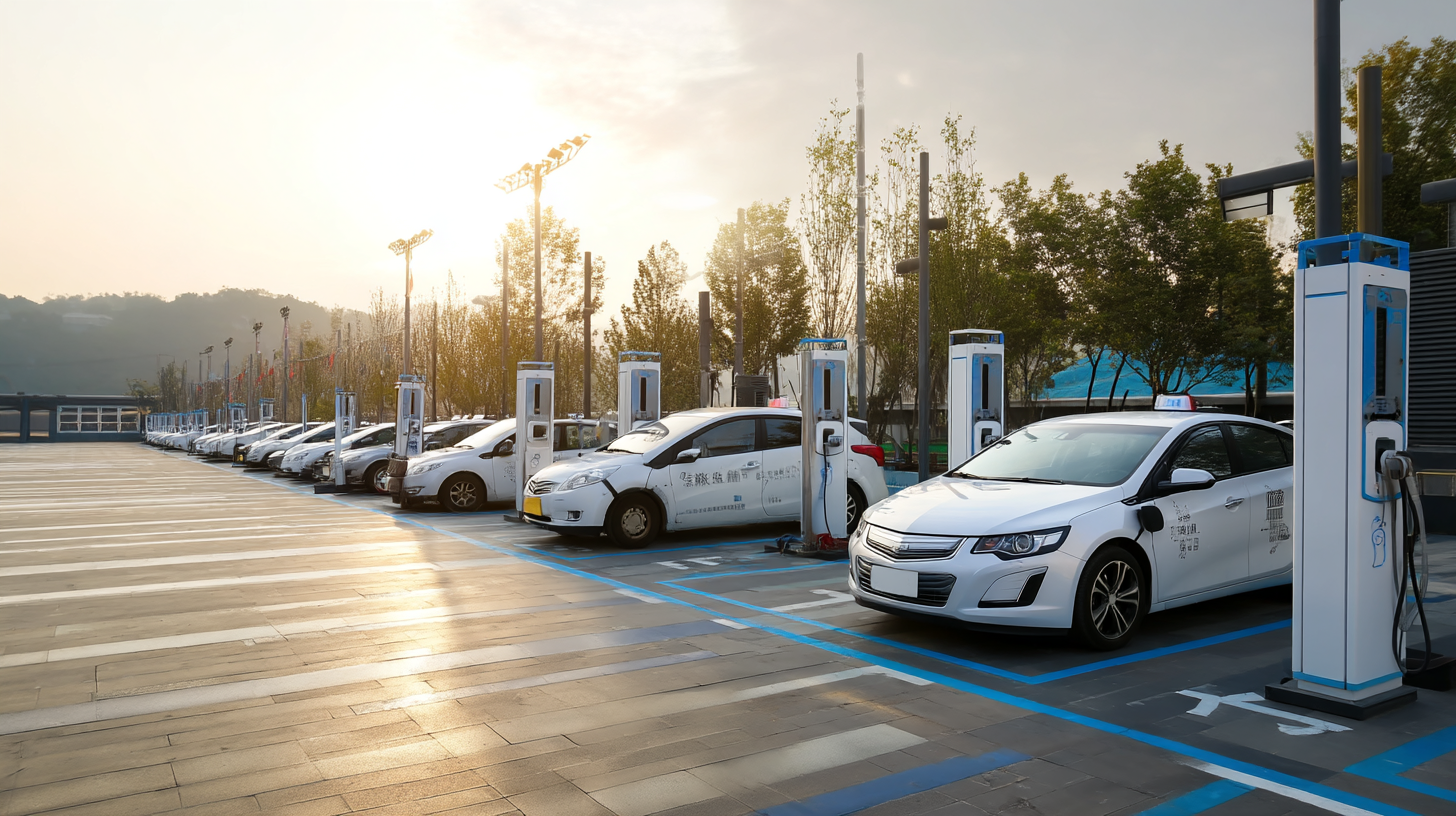 Electric_taxi_fleet_charging_pile