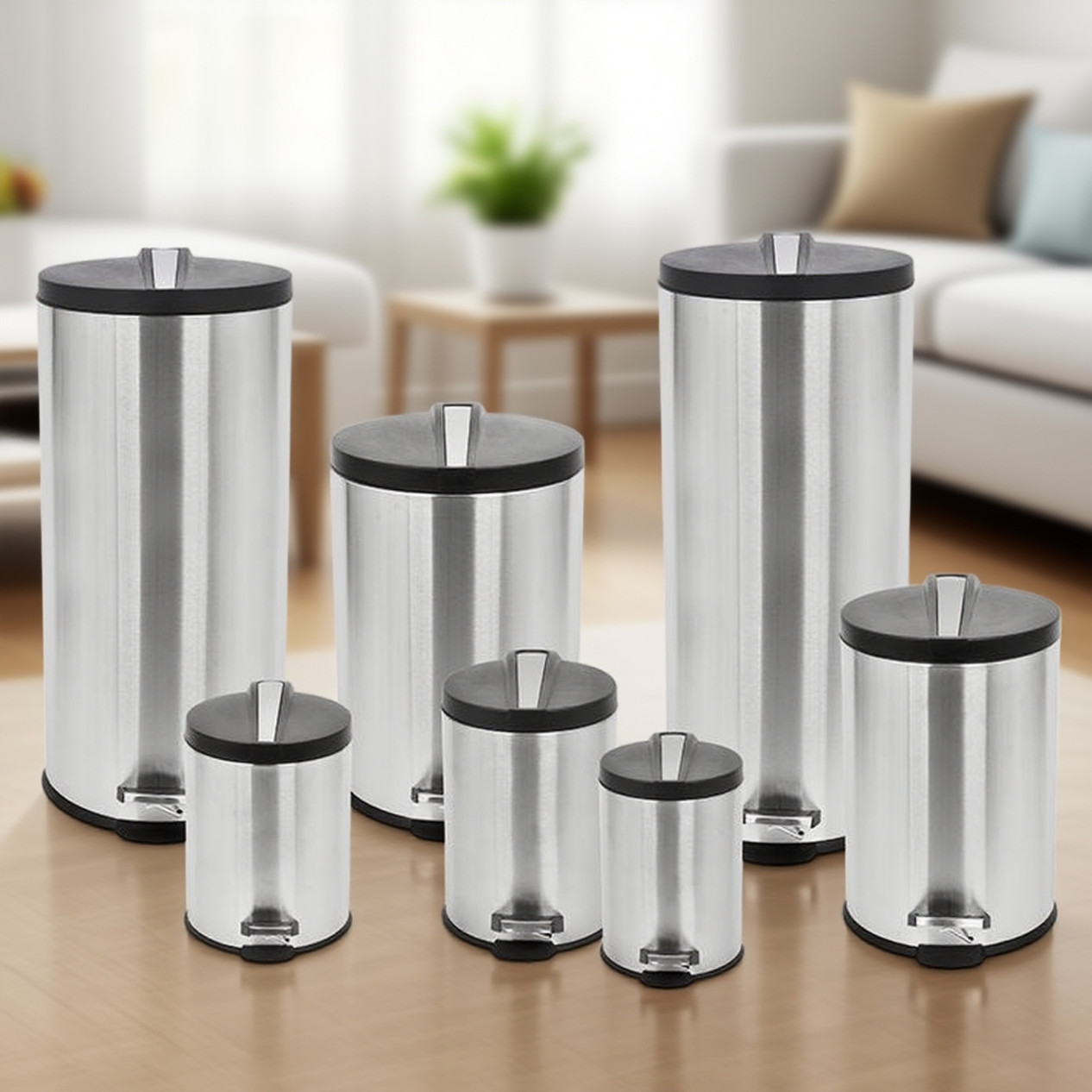 Новая широкая линейка мусорных баков от нашей компании: универсальные решения для любых пространств и нужд