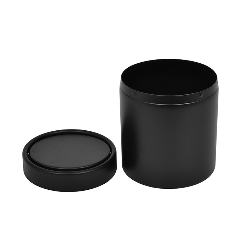 Мини-ведро для мусора, черное, 1,5 л – компактное, гигиеничное, для стола, офиса и дома