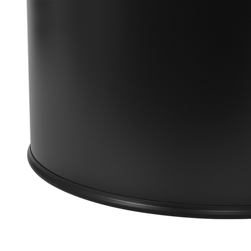 Круглый мусорный бак объемом 50 л с верхней крышкой в форме воронки