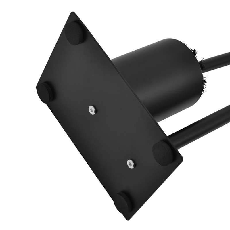 Металлическая подставка для туалетной бумаги и щетки, антикоррозийная, минималистичный дизайн