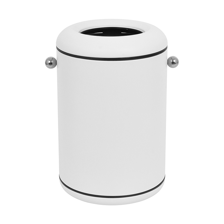 Мусорное ведро 8л металлическое, порошковое покрытие, с воронкой и внутренним ведром, с ручками