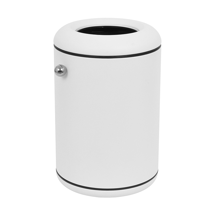 Мусорное ведро 8л металлическое, порошковое покрытие, с воронкой и внутренним ведром, с ручками