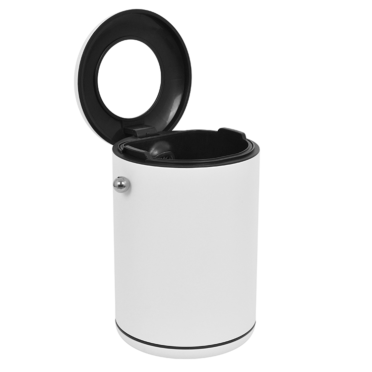 Мусорное ведро 8л металлическое, порошковое покрытие, с воронкой и внутренним ведром, с ручками