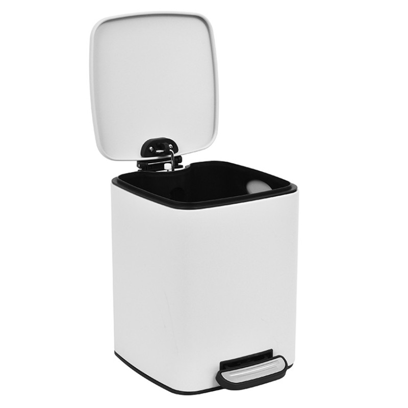 Педальный мусорный бак из нержавеющей стали 30л+6л+6л герметичный, с крышкой, для кухни и ванной