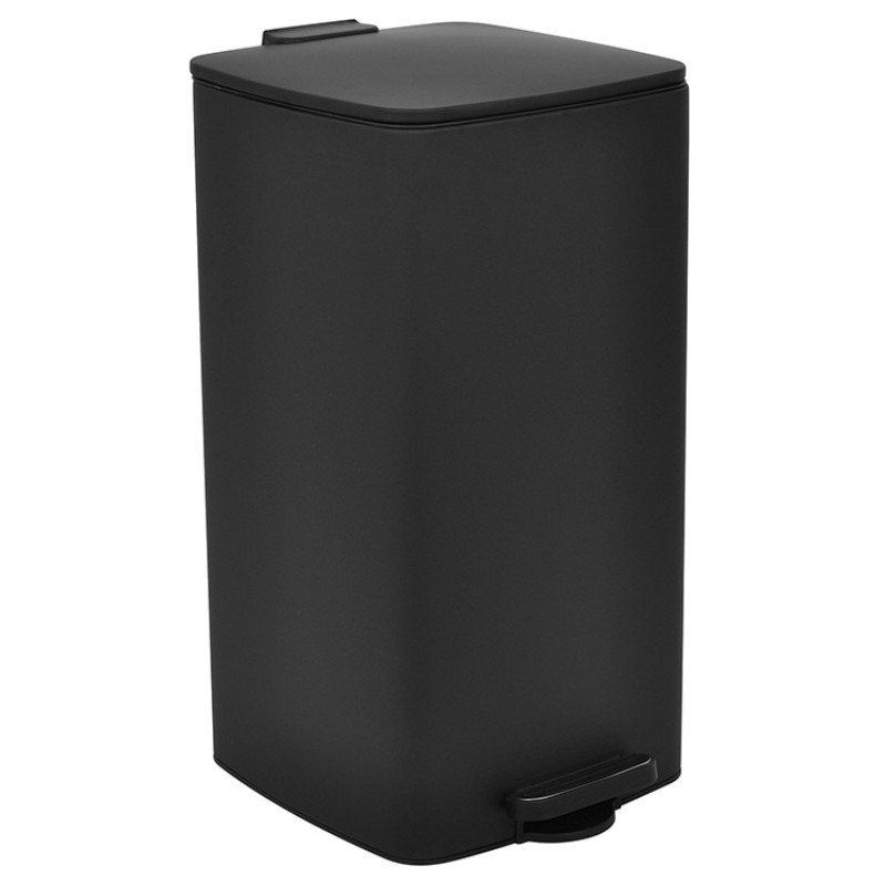 Педальный мусорный бак из нержавеющей стали 30л+6л+6л герметичный, с крышкой, для кухни и ванной