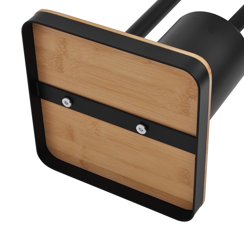 Туалетная щетка с бамбуковой основой Iron Square, держателем для туалетной бумаги и лотком для бумаги