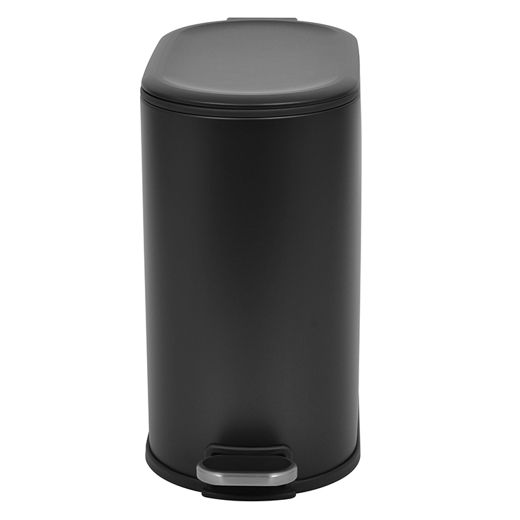 Урна для мусора с ножной педалью, компактная, для дома, офиса, туалета, антизапаховая, с крышкой