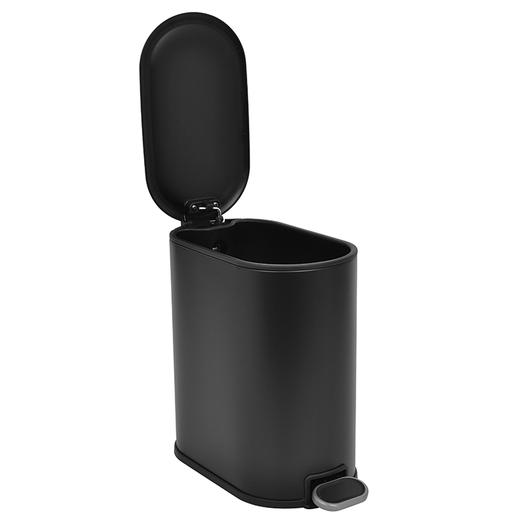 Урна для мусора с ножной педалью, компактная, для дома, офиса, туалета, антизапаховая, с крышкой
