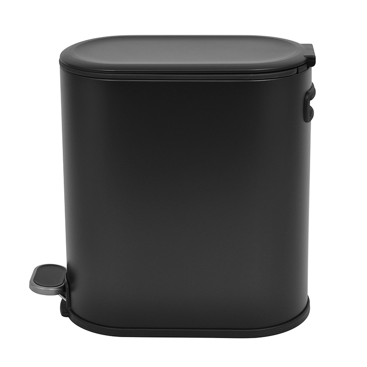 Урна для мусора с ножной педалью, компактная, для дома, офиса, туалета, антизапаховая, с крышкой