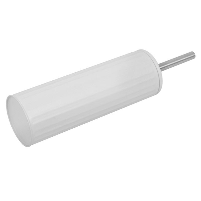 Щетка для туалета с подставкой Матовый белый Металл Римский узор