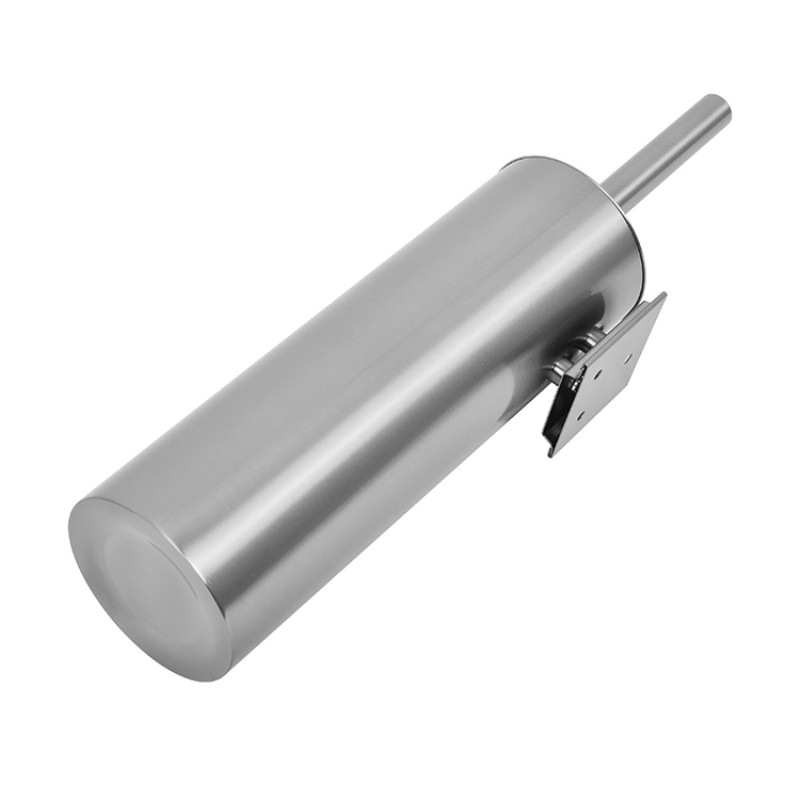 Щетка для унитаза с напольным держателем из нержавеющей стали  Гигиеничный набор для ванной комнаты, прочный и долговечный